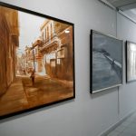 Exposición / Bronce, papel y lienzo