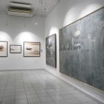 Exposición / Bronce, papel y lienzo