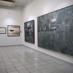Exposición / Bronce, papel y lienzo