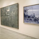 Exposición / Bronce, papel y lienzo